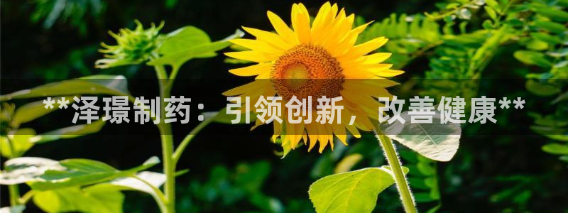 九游会老哥必备的交流社区：**泽璟制药：引领创新，改善健康**