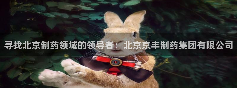 ag九游老哥俱乐部：寻找北京制药领域的领导者：北京京丰制药集团有限公司