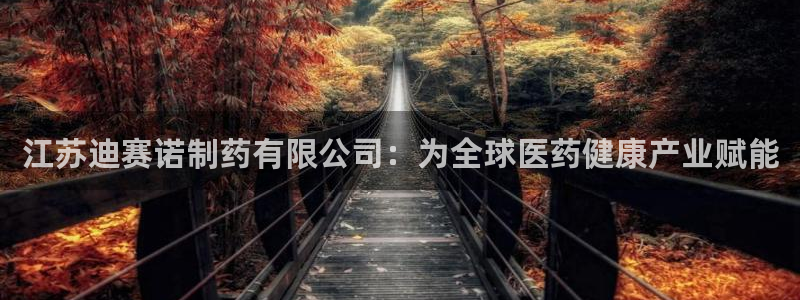 usdt九游会老哥俱乐部：江苏迪赛诺制药有限公司：为全球医药健康产业赋能