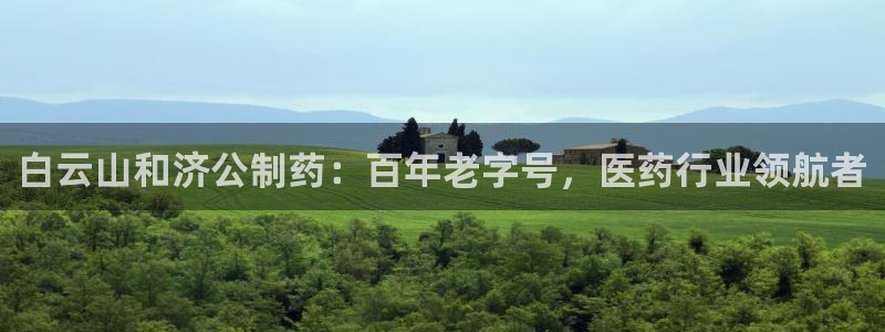 九游老哥俱乐部官网登录：白云山和济公制药：百年老字号，医药行业领航者