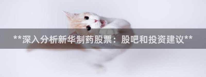 九游老哥俱乐部官网登录不了：**深入分析新华制药股票：股吧和投资建议**
