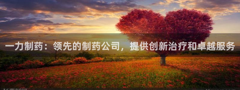 九游会老哥必备的交流社区九：一力制药：领先的制药公司，提供创新治疗和卓越服务