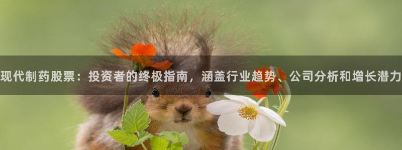 老哥俱乐部是干什么的啊：现代制药股票：投资者的终极指南，涵盖行业趋势、公司分析和增长潜力