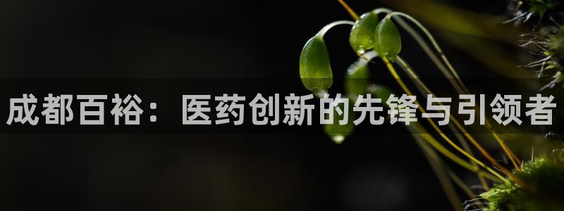 老哥俱乐部是干什么的啊：成都百裕：医药创新的先锋与引领者