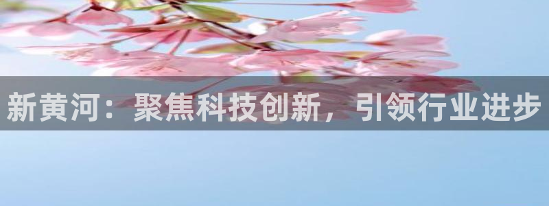老哥吧九游会：新黄河：聚焦科技创新，引领行业进步