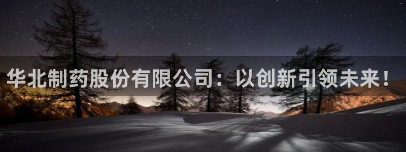 9游会老哥俱乐部：华北制药股份有限公司：以创新引领未来！