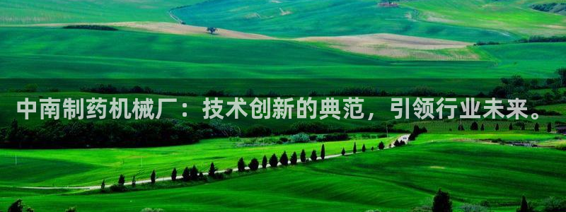 ag九游老哥俱乐部：中南制药机械厂：技术创新的典范，引领行业未来。